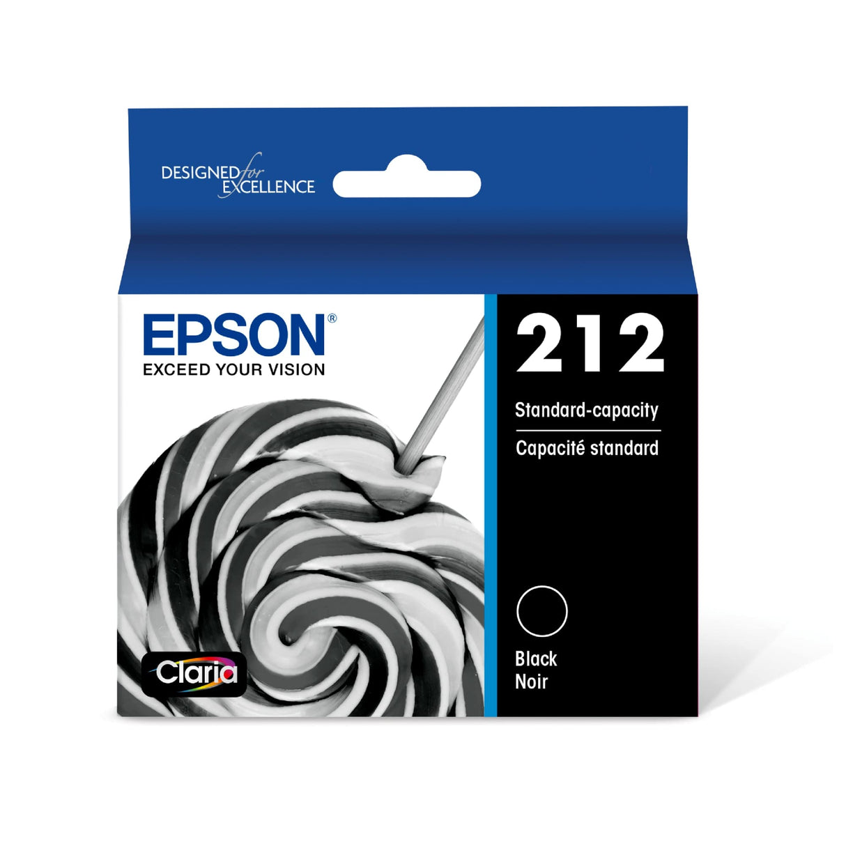 EPSON 212 Claria Ink Standard Capacity Black Cartridge (T212120-S) Works with WorkForce WF-2830, WF-2850, Expression XP-4100, XP-4105 Epson