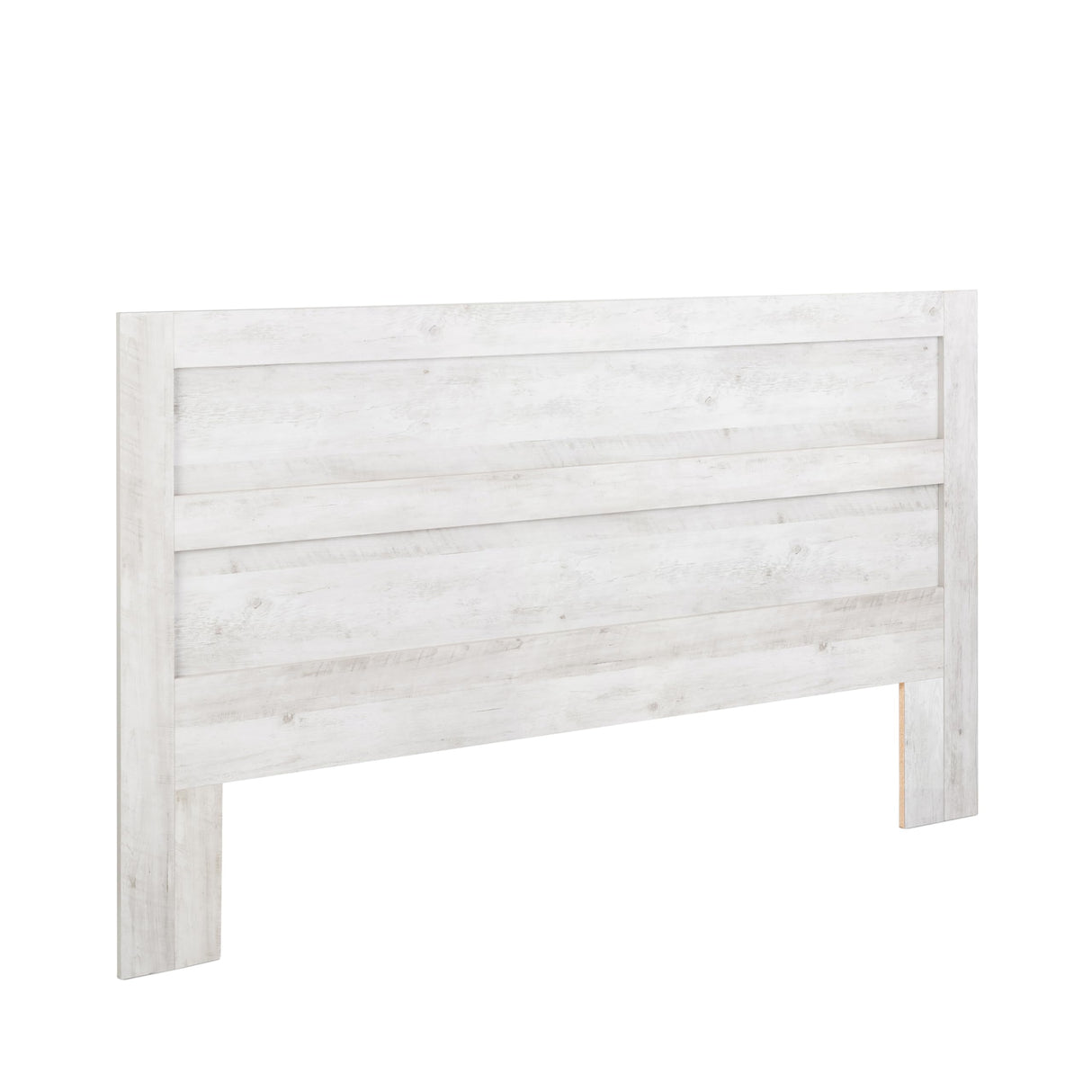 Prepac Rustic Ridge Farmhouse Queen Headboard, King (U.S. Standard), Washed White Prepac