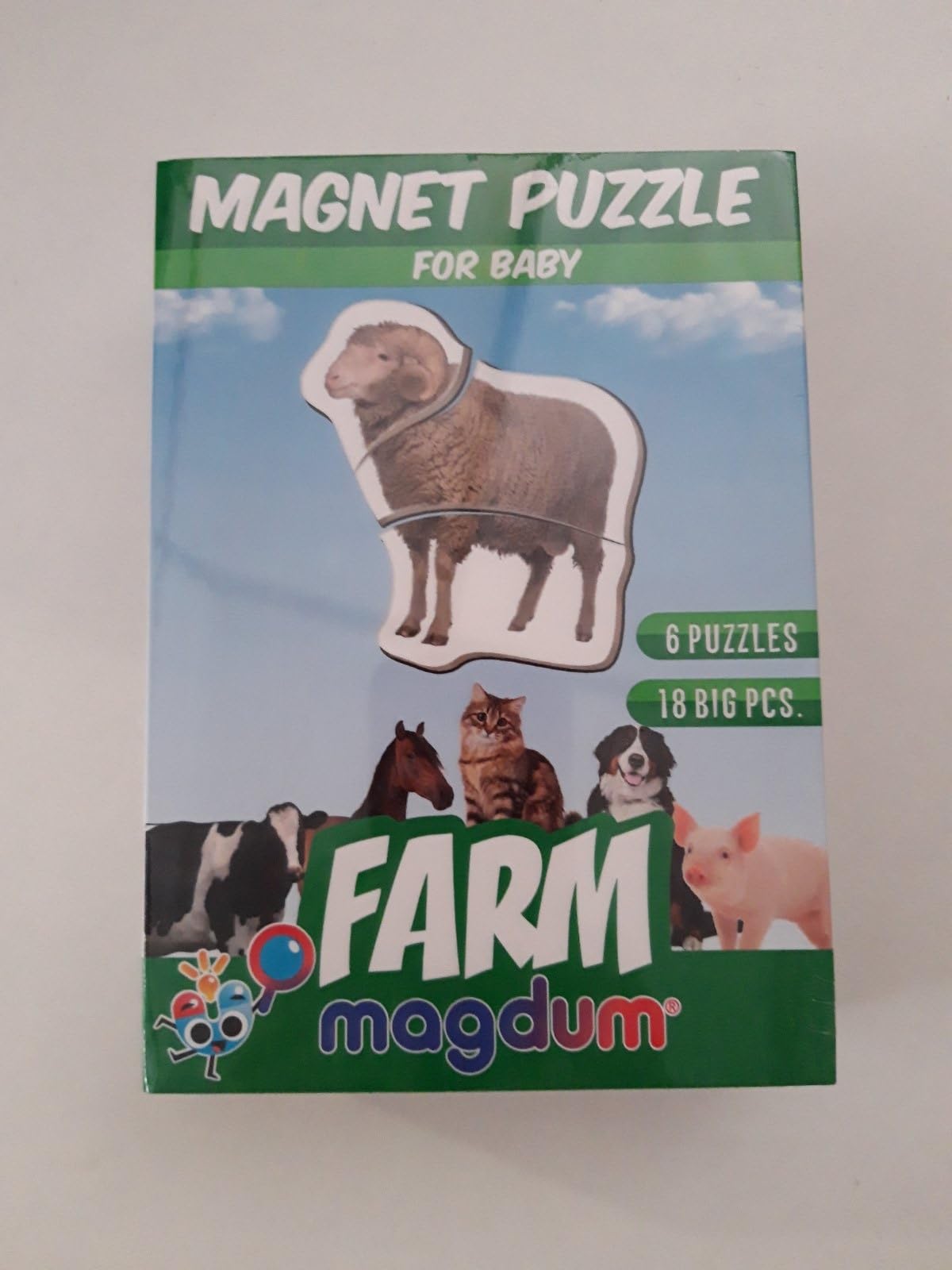 Farm Magnetic Puzzles for Kids Ages 3-5 - Toddler Puzzle - Travel Toys for Kids Ages 3-5 - Magnetic Travel Games Baby Puzzle Kids Puzzle Toys - Puzzle for Preschooler Magnet Puzzles Games magdum