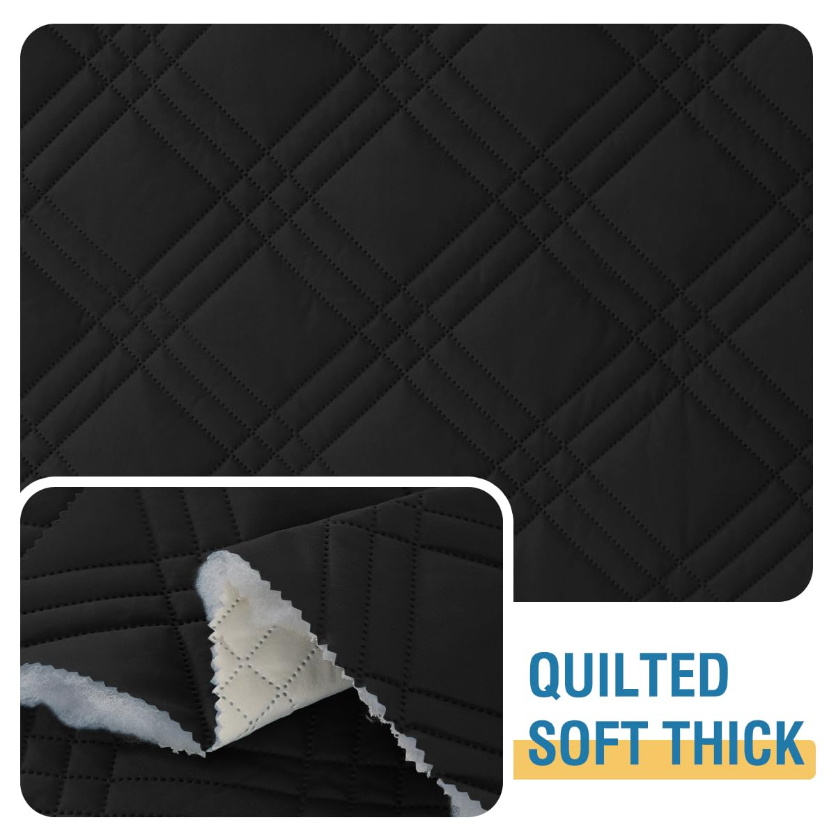 SMILEGIF 100% Waterproof Power Lift Recliner Cover with Side Pocket Electric Lift Recliner Slipcovers Fitted Standard Large Power Lift Recliner Non Slip Recliner Slipcovers for Elderly (Black) SMILEGIF