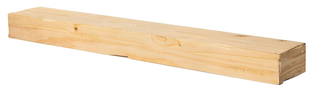 Pearl Mantels 412-48 Shenandoah Pine 48-Inch Fireplace Mantel Shelf, Unfinished Pearl Mantels