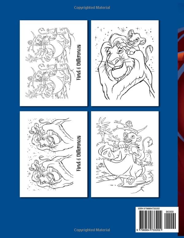 Activity Book: Coloring and Find The Differences For Adults and Kids Majosta