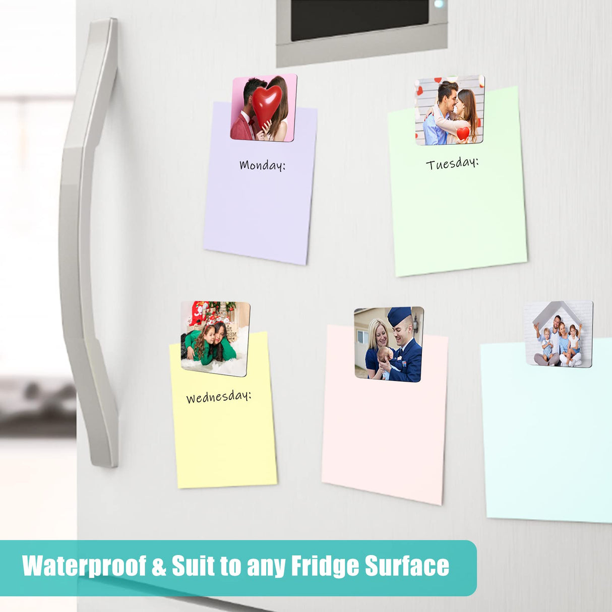 Sublimation Magnet Blanks, 30PCS Sublimation Blank Refrigerator Magnets - Personalized Square Fridge Magnet Sublimation Blanks Products for Kitchen Office Decorative, 5.5x5.5 cm (Square) Deekypol