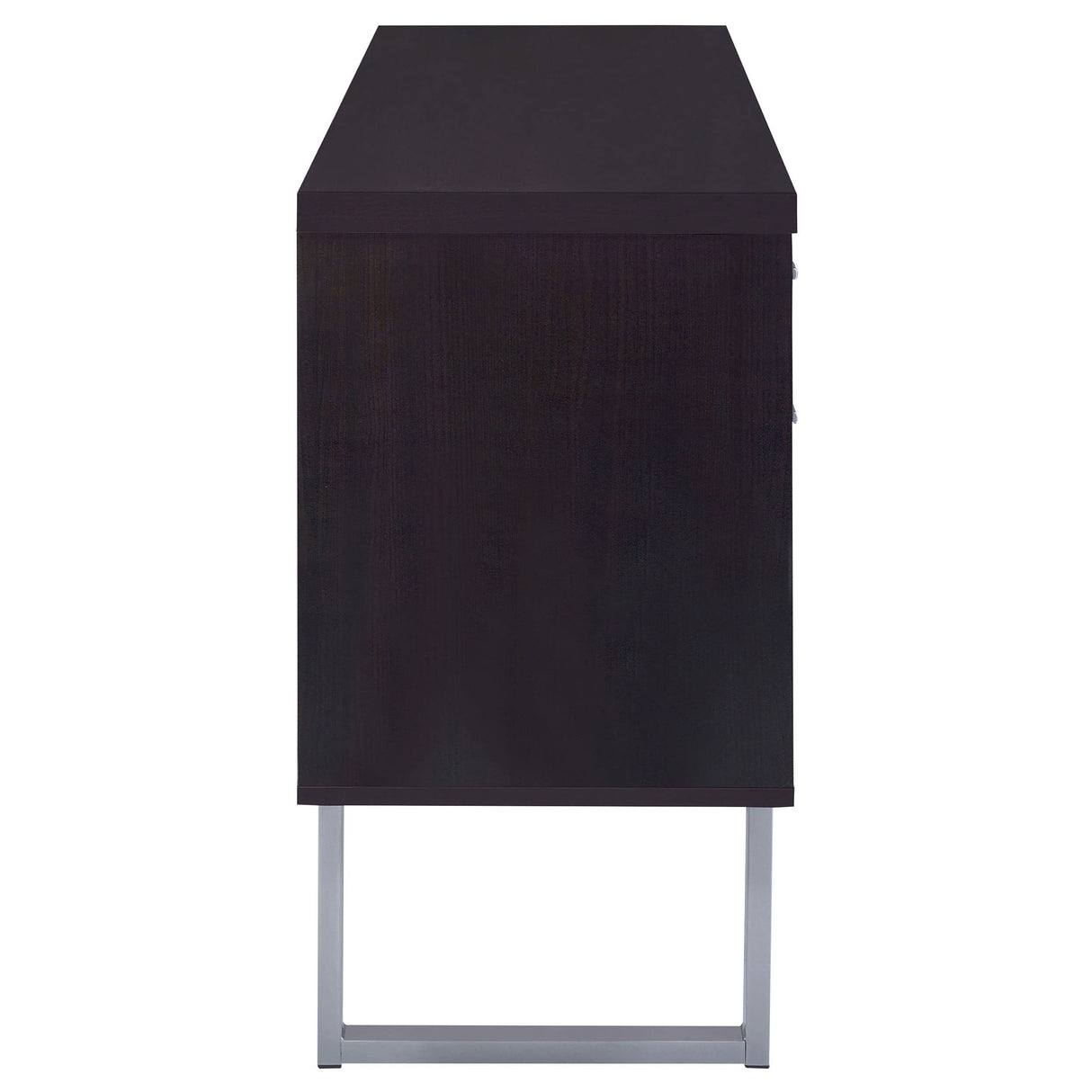 Coaster Home Furnishings Lawtey 5-Drawer Credenza with Adjustable Shelf Cappuccino Coaster Home Furnishings