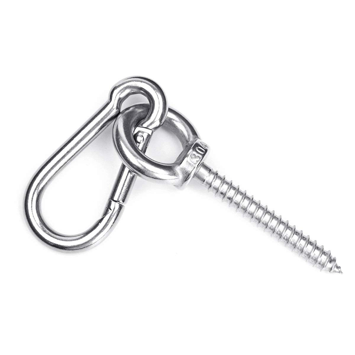 Heavy Duty Hammock Hanging Kit - 1400 LBS Capacity, Stainless Steel Hooks & Carabiners for Indoor/Outdoor Hammocks, Yoga Swings & Chairs Cyfie