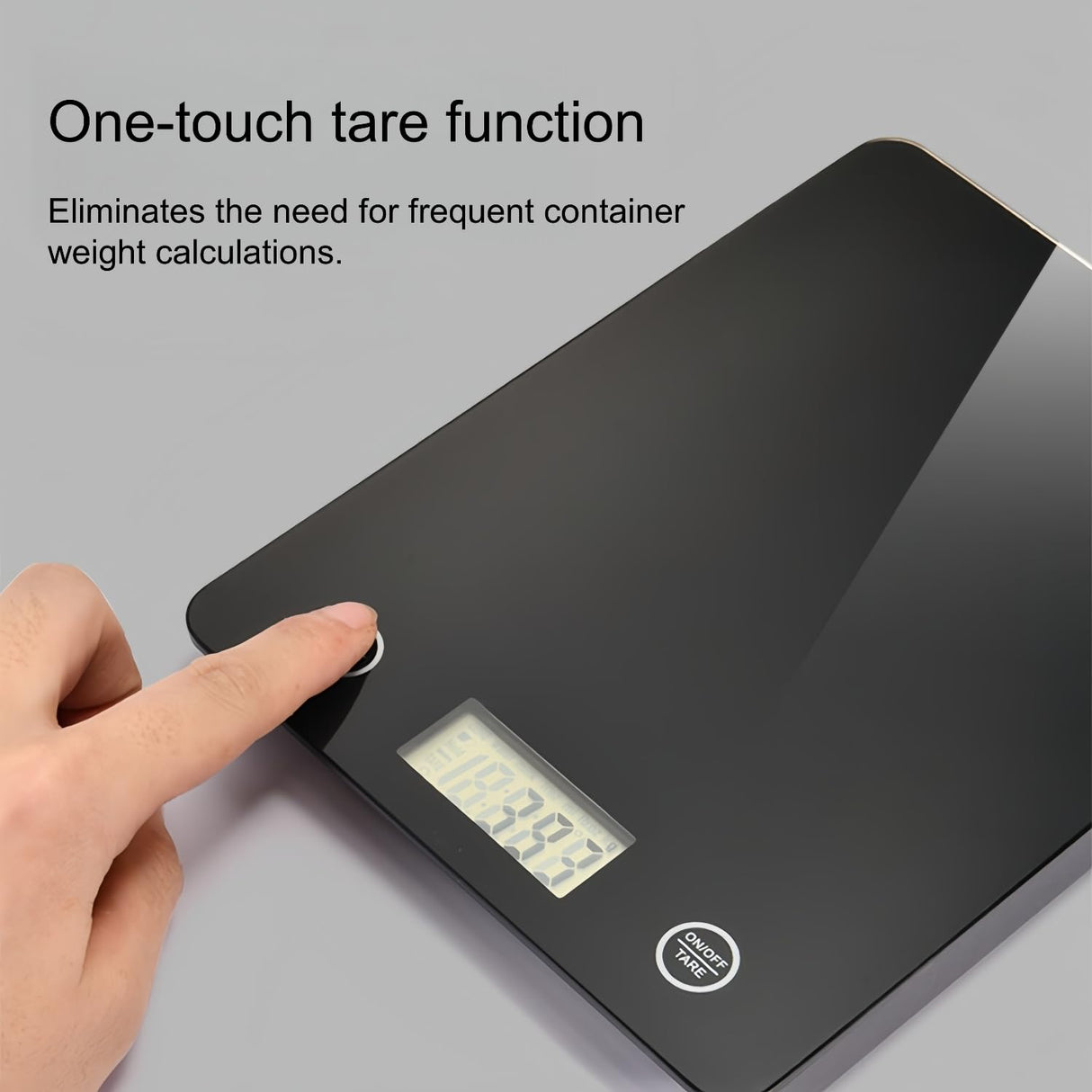 Digital Kitchen Scale, Food Scale with Tempered Glass, Grams and Ounces, 1g High Accuracy for Baking, Cooking, Food (Black Glass) DoonTyxiad