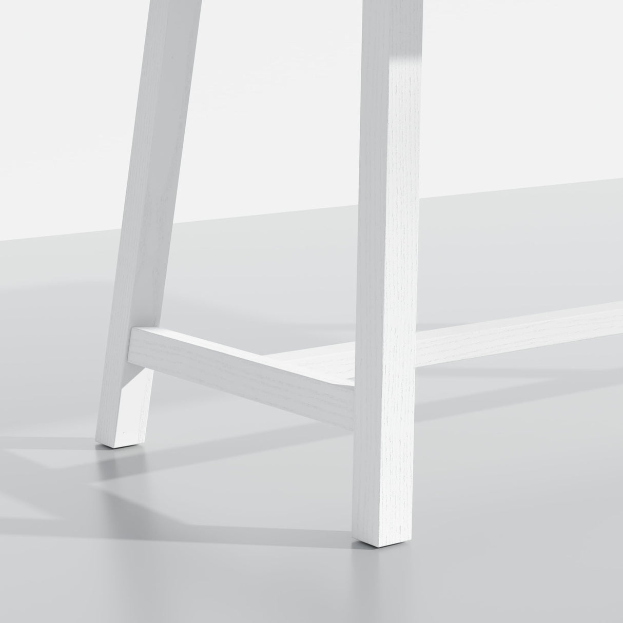 ComfIQ Harthwell 84-Inch Modern Farmhouse Dining Table in a Painted White Finish - Solid Wood with Ash Veneer, Seats 8, Easy Assembly, Rustic Wood Kitchen & Dining Room Table ComfIQ