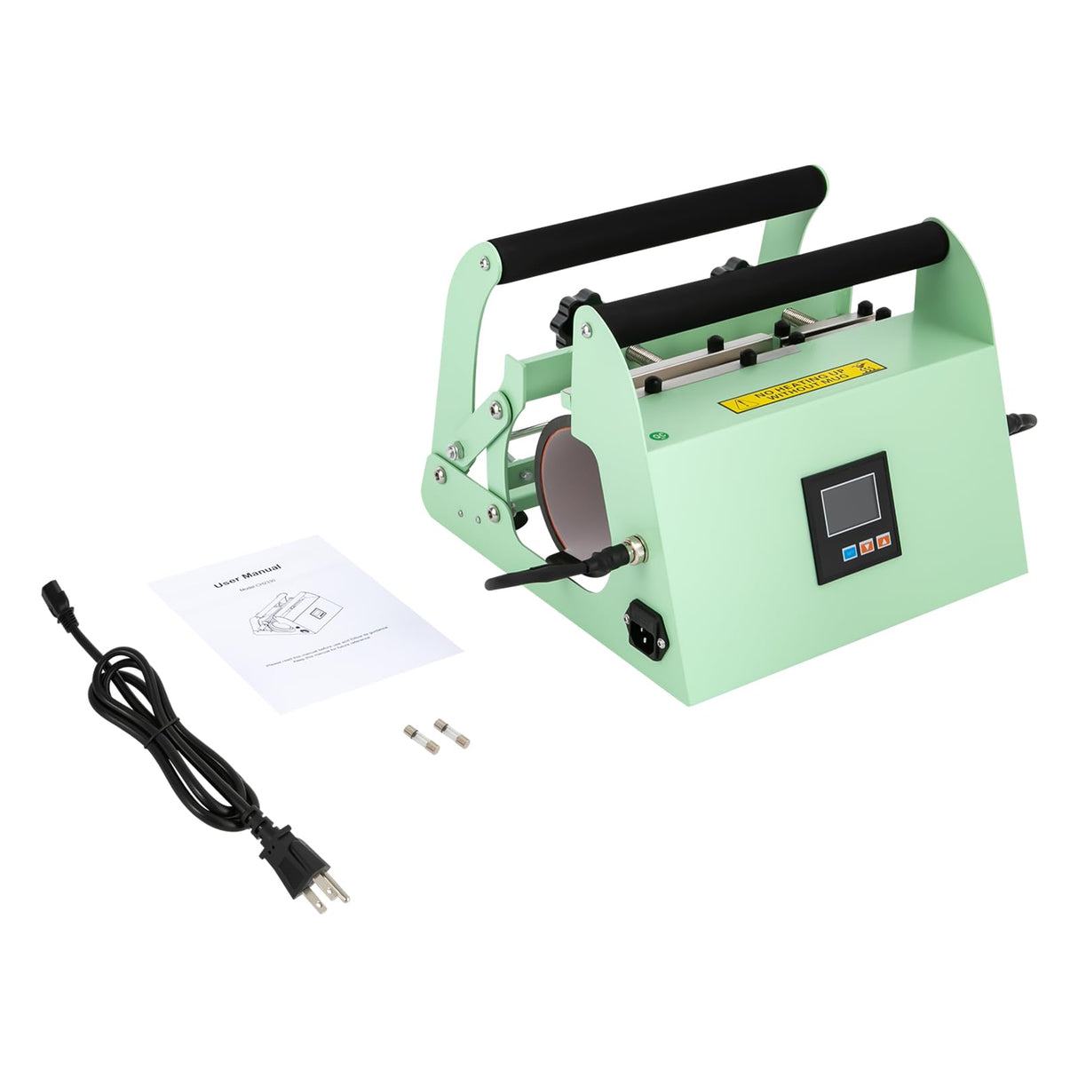 Tumbler Heat Press Machine, 40oz Temperature Adjustable Mug Heat Press Machine for Sublimation Tumbler with Handle 110V 500W BINELUCOLU