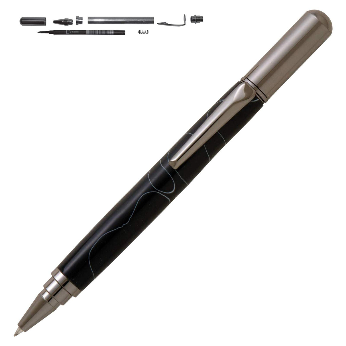 Penn State Industries PKRB1000SS Rollester Rollerball Pen Kit Starter Package Woodturning Project Penn State Industries