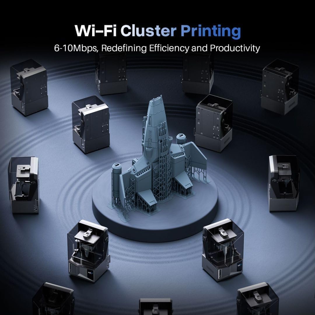 ELEGOO Saturn 4 Ultra 12K Resin 3D Printer, with Smart Automatic Leveling, 10-Inch 12K Monochrome LCD, 150mm/h Faster Printing Speed,8.62x4.84x8.66 Inch Printing Size ELEGOO