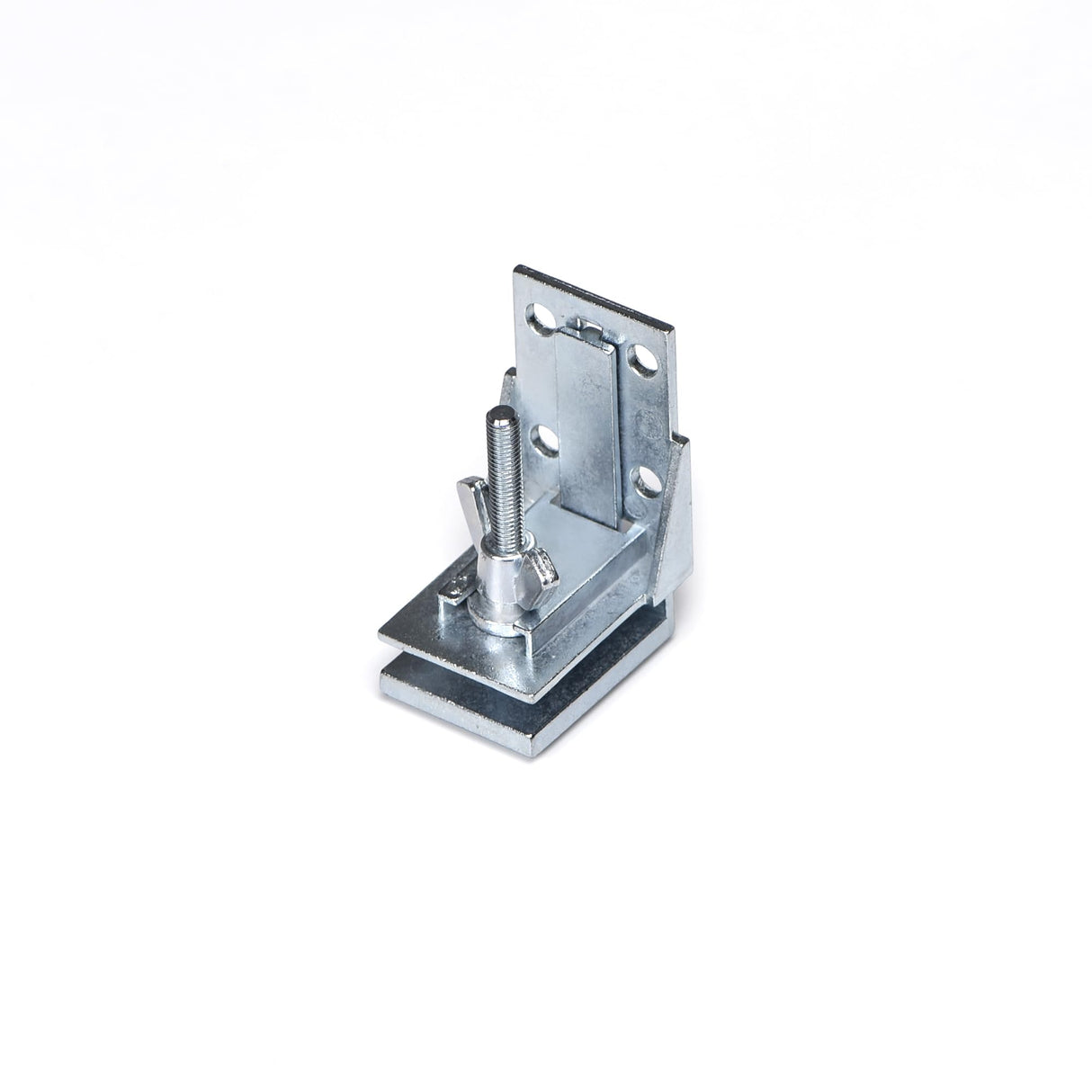 LazBlinds Metal Window Shade Brackets - 4Pcs No Tools No Drill Roman Shades Hardware with Screws, Durable Accessory for Woven Wood Shades and Bamboo Blinds (2 Mounts, 2 Update Adjustable Bracket) LazBlinds