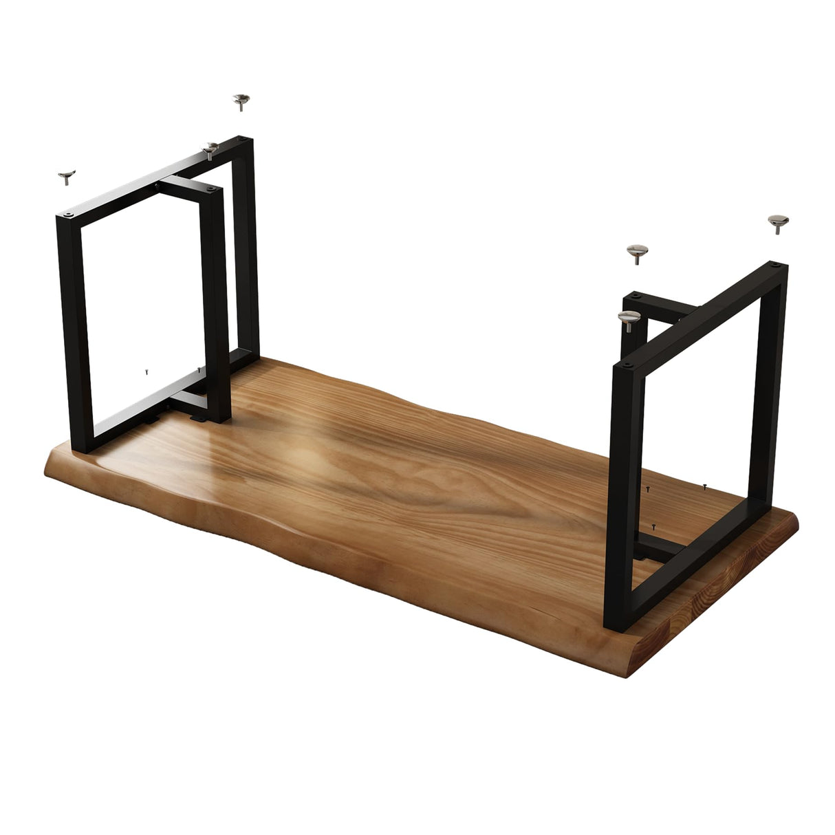 28 Inch Metal Table Legs Heavy Duty T Shape Metal Desk Legs Set of 2 Industrial Table Legs,Black Table Legs,Modern Table Legs,Console Table Legs (28" H X35''W) TIEOU