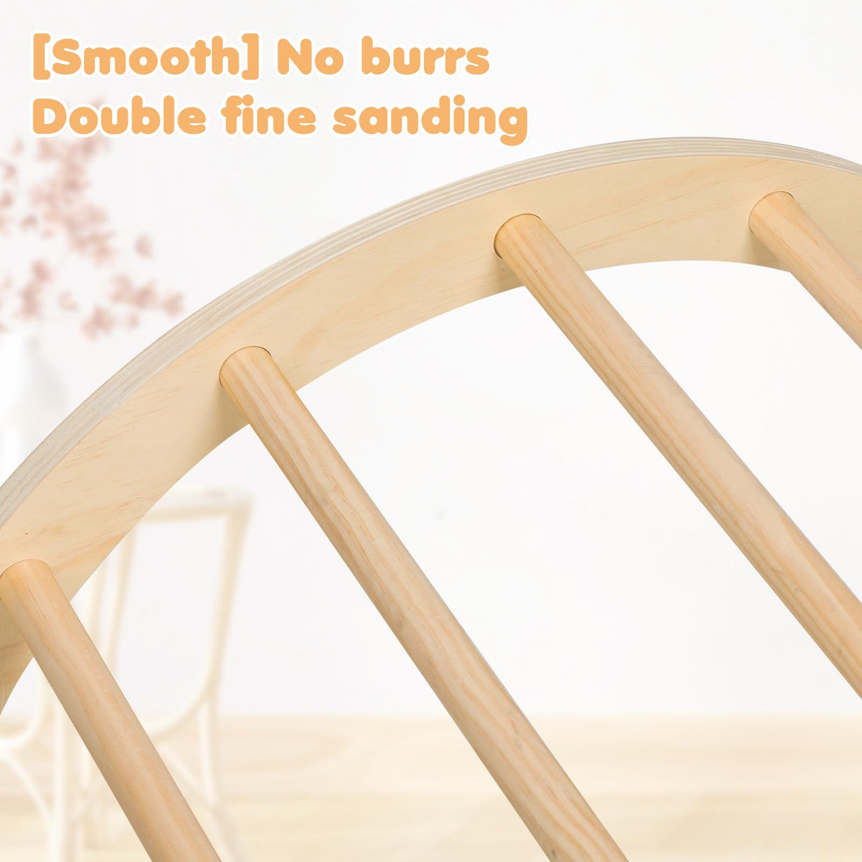 Pelnuies Pikler Triangle Set, 5 in 1 Wooden Montessori Climbing Set with Ramp for Sliding or Climbing, Foldable Toddler Climbing Toys Indoor Playground, Jungle Gyms for Toddlers 1-3, Natural Pelnuies