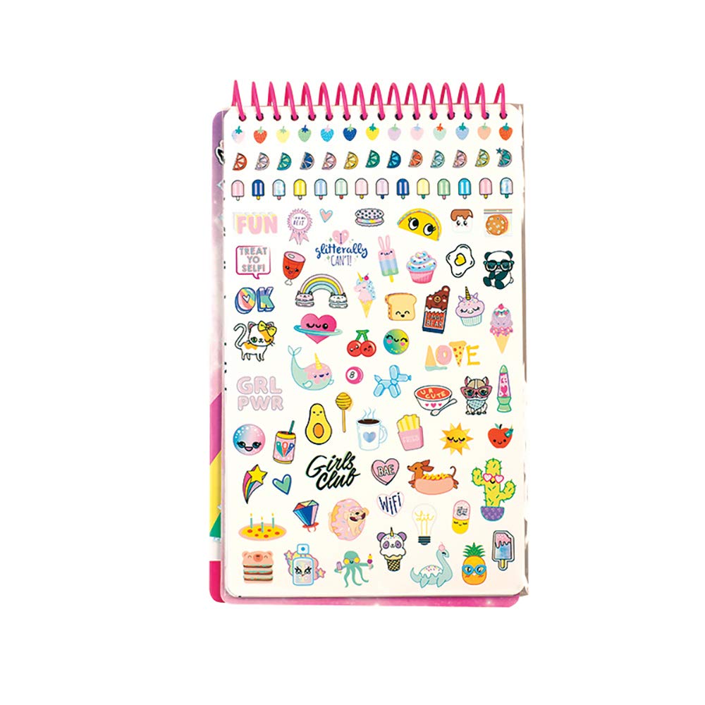 Fashion Angels Llama Shaker Compact Sketch Portfolio/Llama Sketch Book/Llama Coloring Book, Brown/a, 7.6 Ounce Fashion Angels