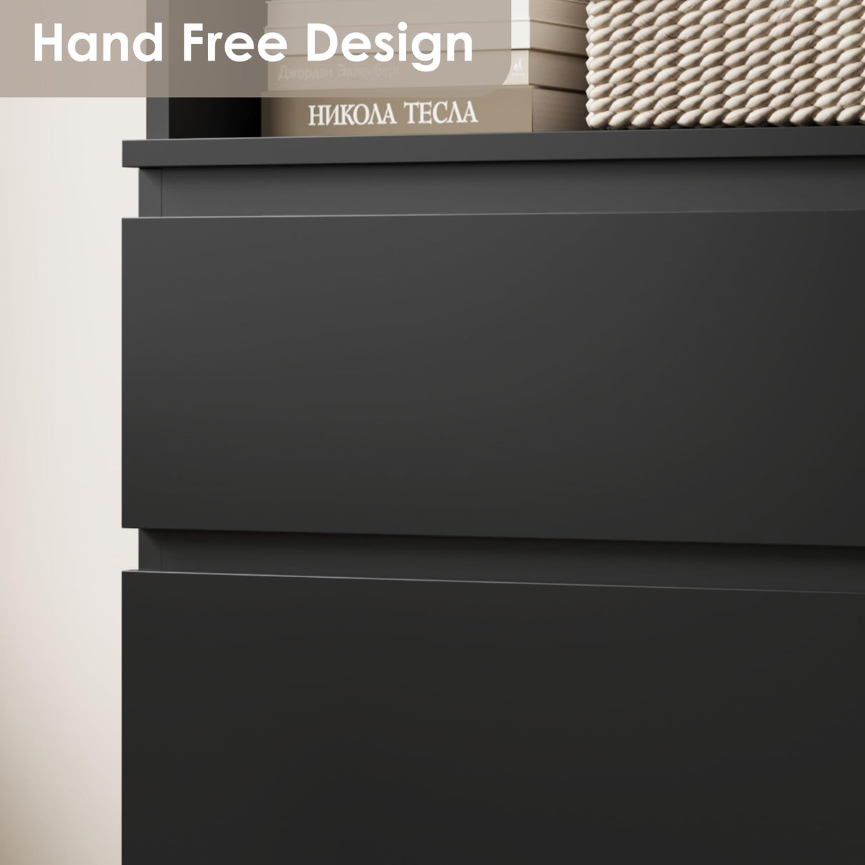 GarveeHome 70 in Bookcase with Drawers, Tall Bookshelf Farmhouse Bookcases Wooden Deep Bookshelves Storage Cabinet Organizer for Living Room, Study, Kitchen, Home Office GarveeHome