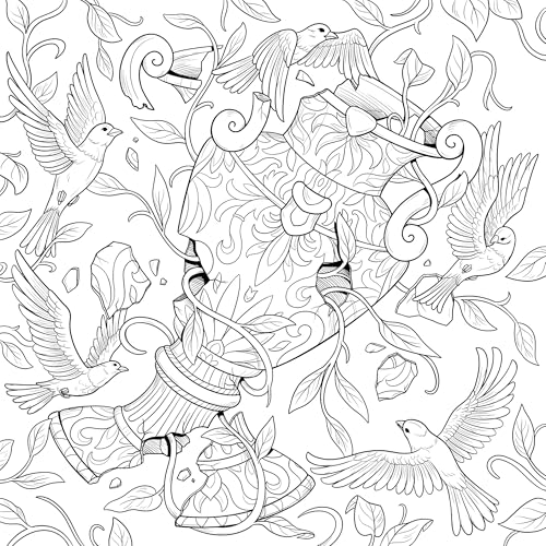 Mythographic Color and Discover: Enchanted Relics: An Artist’s Coloring Book of Lost Antiquities WoodArtSupply