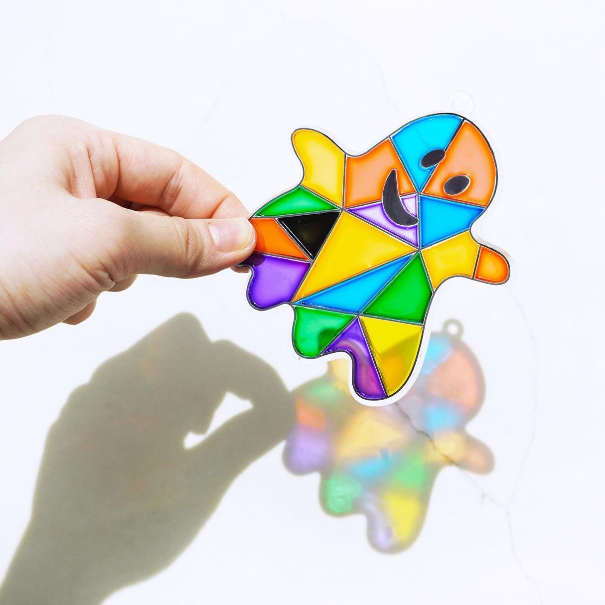 Winlyn 27 Sets Halloween Ghost Suncatchers Ornaments Decorations DIY Window Paint Art Sun Catchers Halloween Craft Kits Painting Kits for Kids Classroom Activities Art Projects Part Favors Winlyn