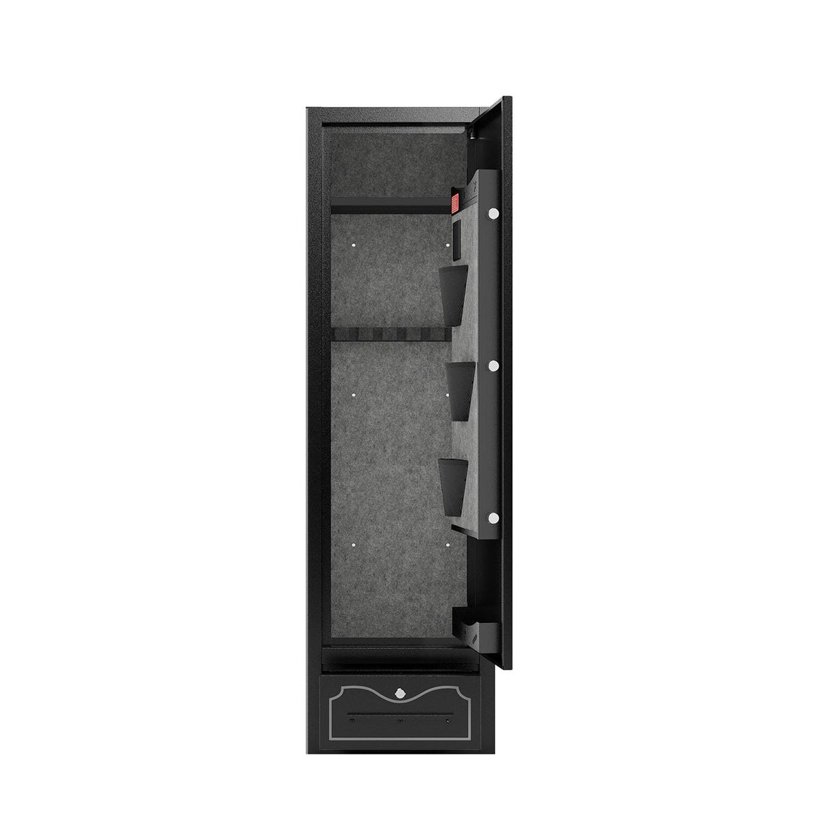 8 Gun Safe for Rifles Pistols Shotguns | Large Capacity Steel Security Cabinet | Digital Lock Quick Access | Removable Shelf & Racks | 48" Long Home Garage Storage Gareinwuds