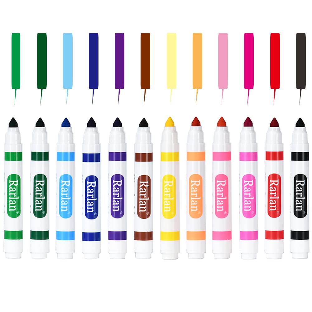Rarlan Washable Markers Bulk, Markers for Kids, Bulk pack, 12 Colors, 240 Count Rarlan