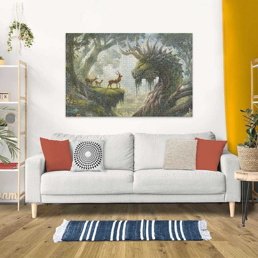 Ravensburger The Forest Dragon Awakes 3000 Piece Jigsaw Puzzle for Adults - 12000808 - Handcrafted Tooling, Made in Germany, Every Piece Fits Together Perfectly Ravensburger