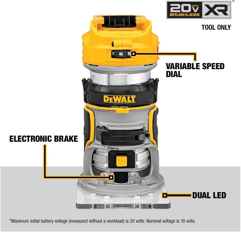 20V MAX XR CMPCT ROUTER DEWALT