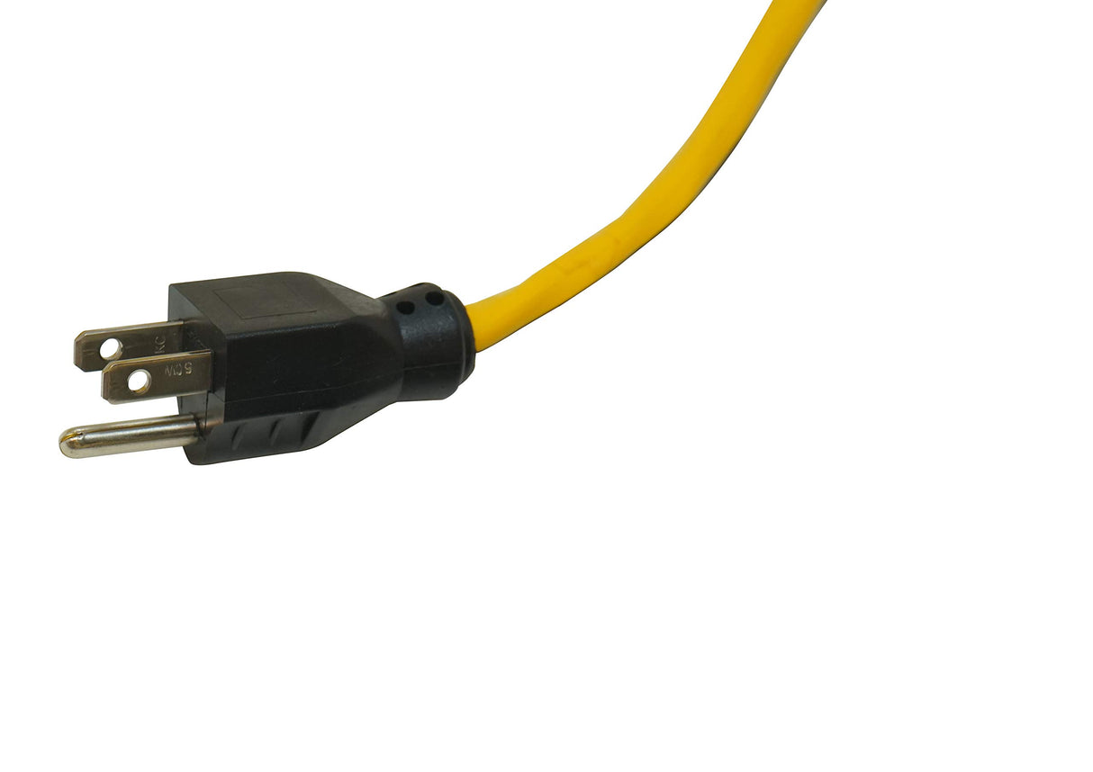 Woods 0521 521 14 Gauge SJTW High Visibility Outdoor Extension Cord, 50-Feet, Yellow/Black, Foot (Packaging May Vary) Woods