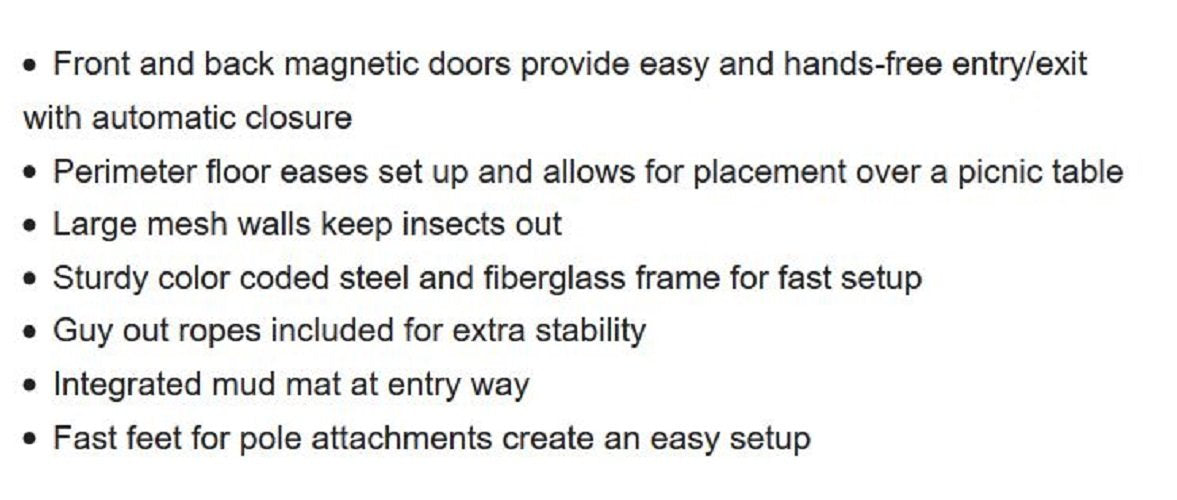 TAILGATERZ Magnetic Screen House, Game day Graphite, 11 x 9 x 7.5 feet, 4300614 TAILGATERZ