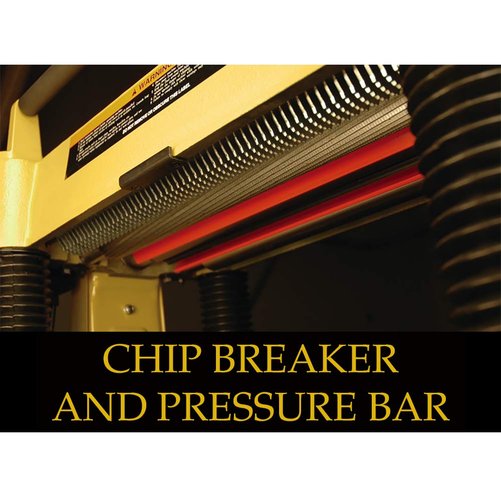 Powermatic 20-Inch Planer, Helical Cutterhead, 5 HP, 1Ph 230V (209HH) Powermatic