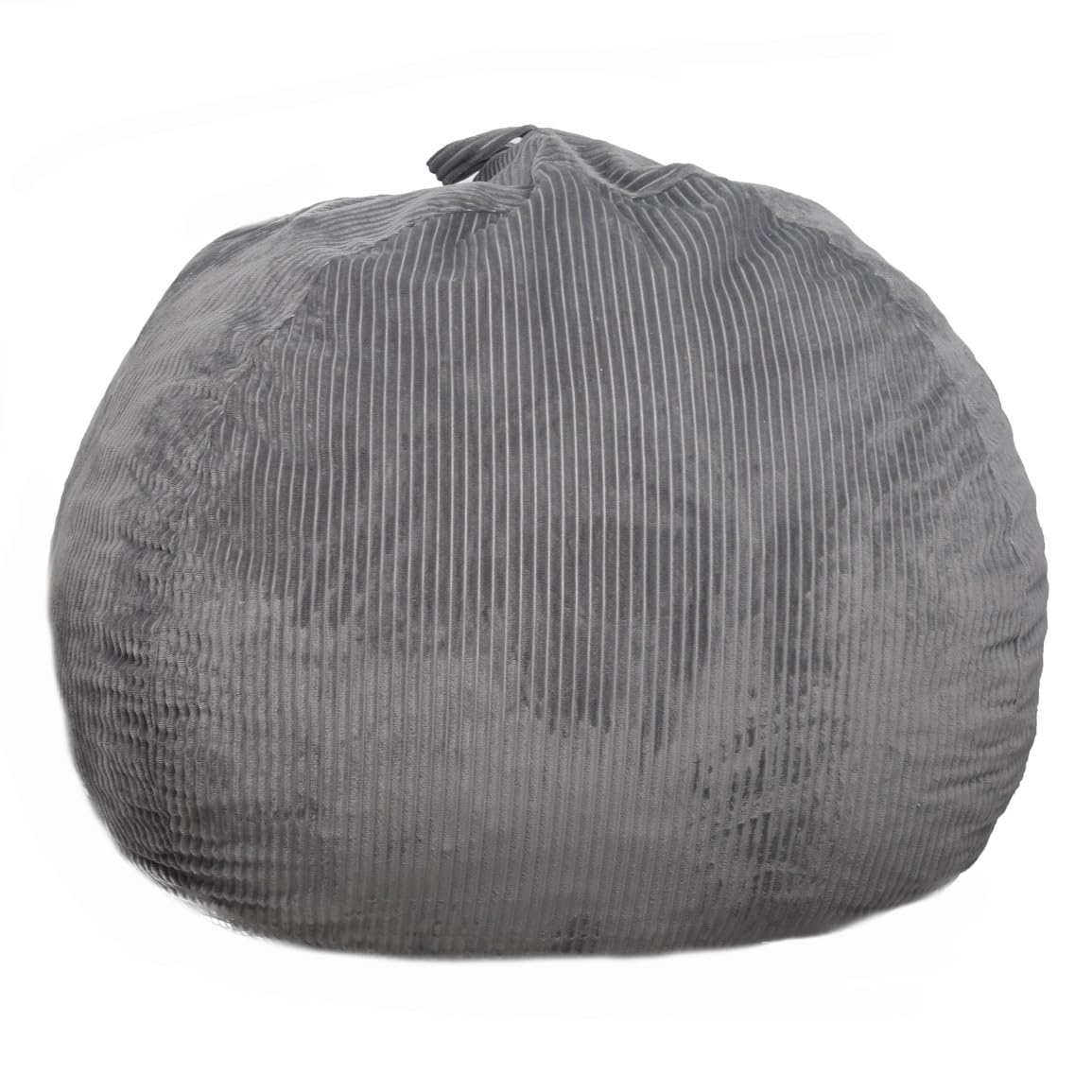 Bean Bag Chair 3Ft Luxurious Faux Rabbit Fur Memory Foam Bean Bag Chairs for Adults/Teens with Filling,Ultra Soft Faux Fur Fabric, Round Fluffy Sofa for Living Room Bedroom College Dorm (Grey) Kisoy