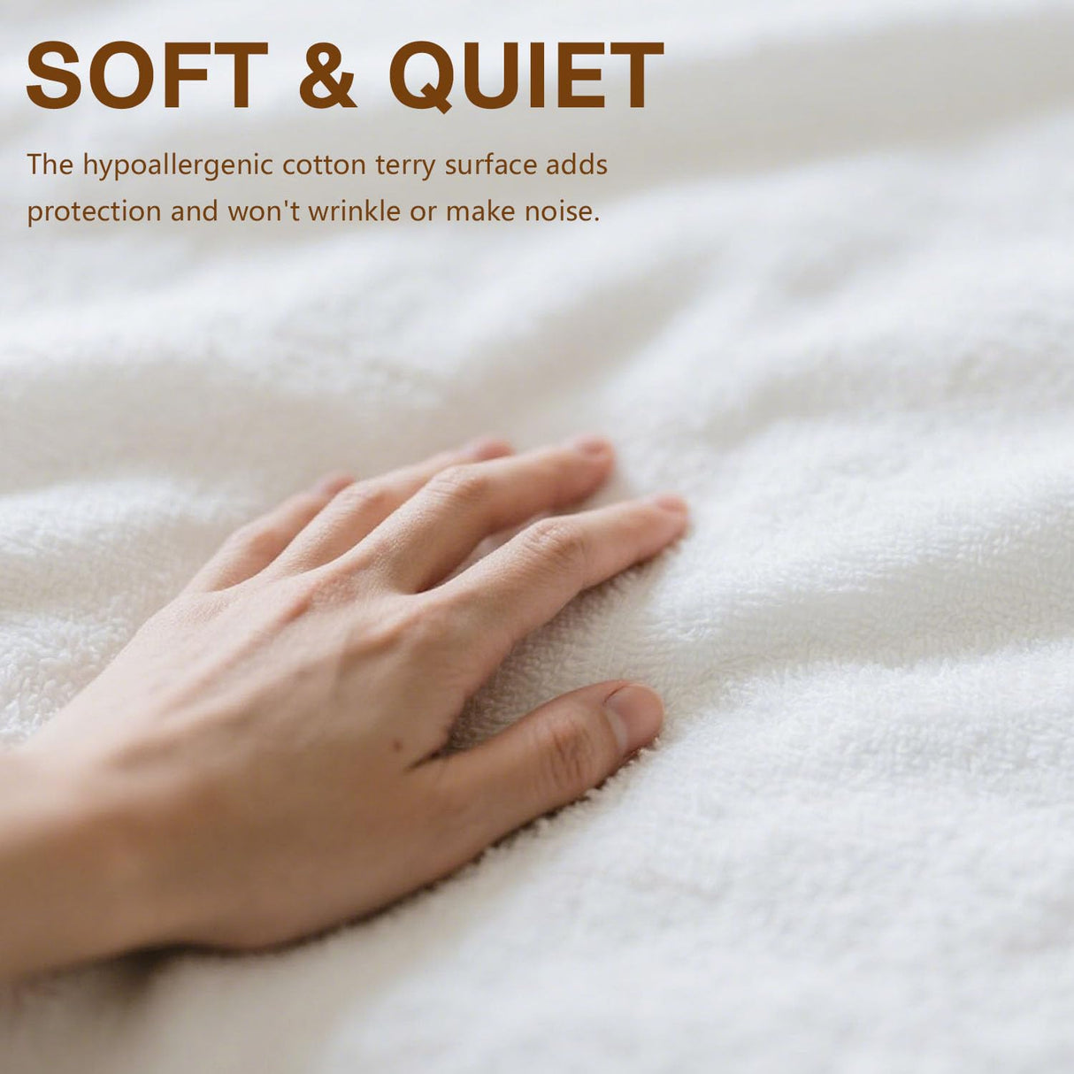 Queen Zippered Mattress Protector,Absorbent Six-Sided Mattress Cover Queen Size Bed, 15-18 Inch Noiseless Washable Mattress Encasement, Sleep Defense System, Hypoallergenic & Soft Miloll