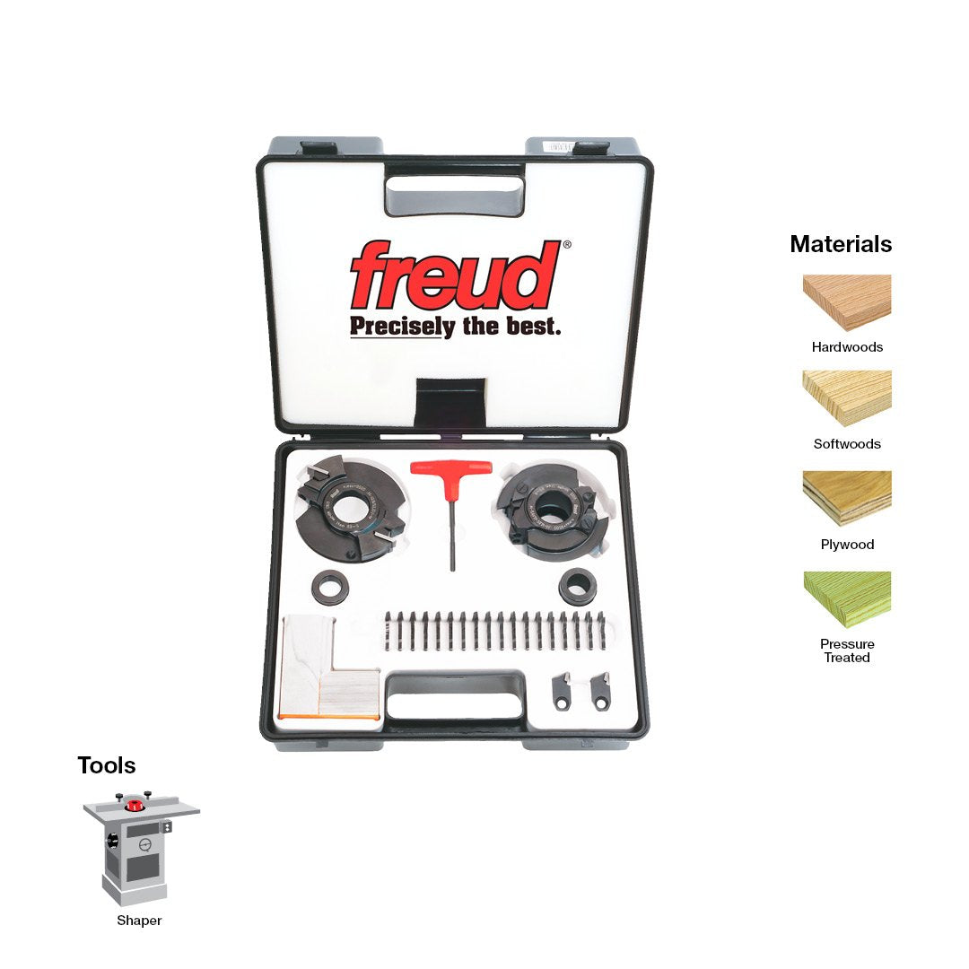 Freud RS2000: 4-7/16" (Dia.) Performance System® Rail and Stile Door System with 1-1/4" bore Freud