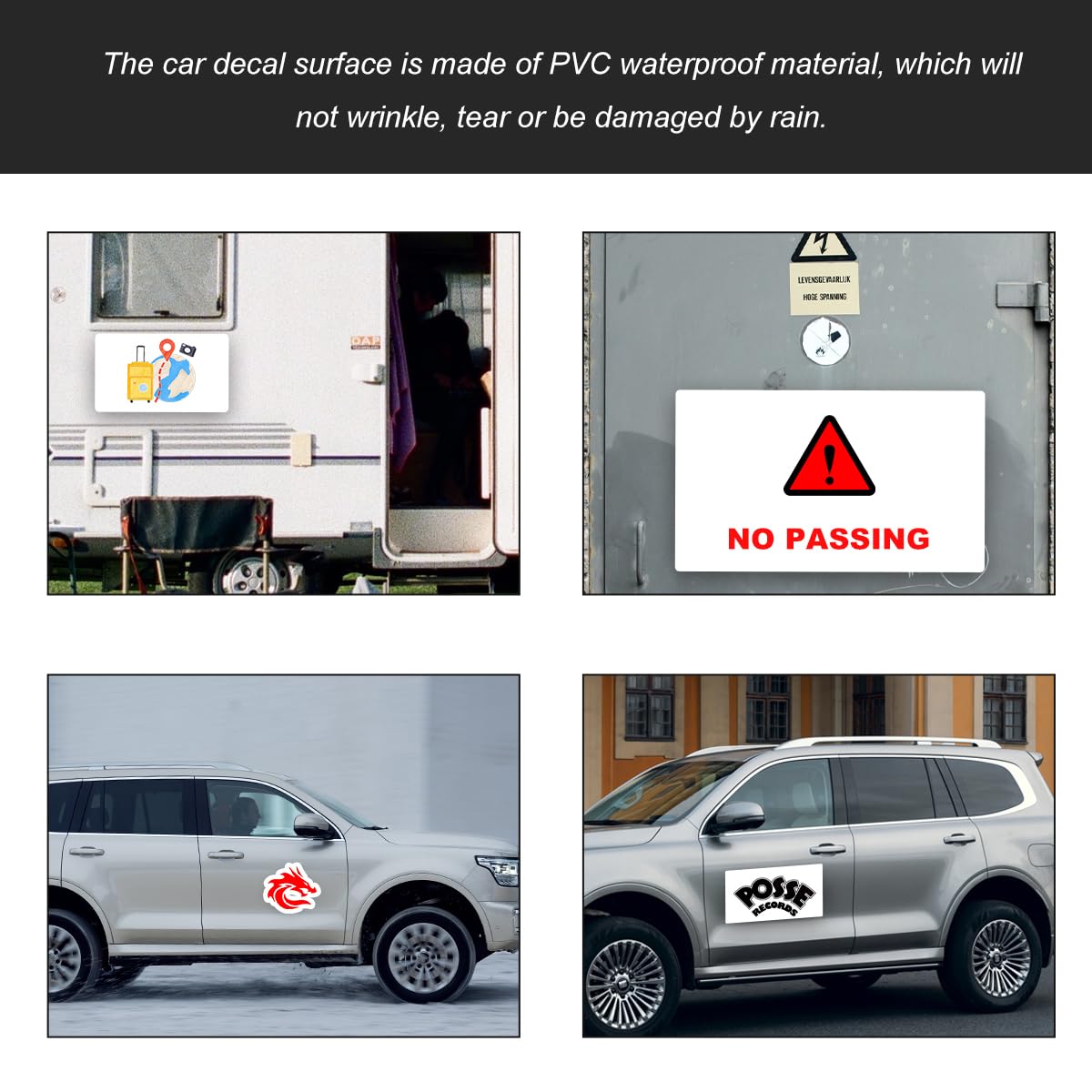 Wevdn 2 PCS 17''×12'' Blank Magnets, Rounded Corners Flexible Car Door Magnets Signs, Blank Magnet for Vehicle to Advertise Business & Prevent Scratches Dents, Car Accessories Wevdn