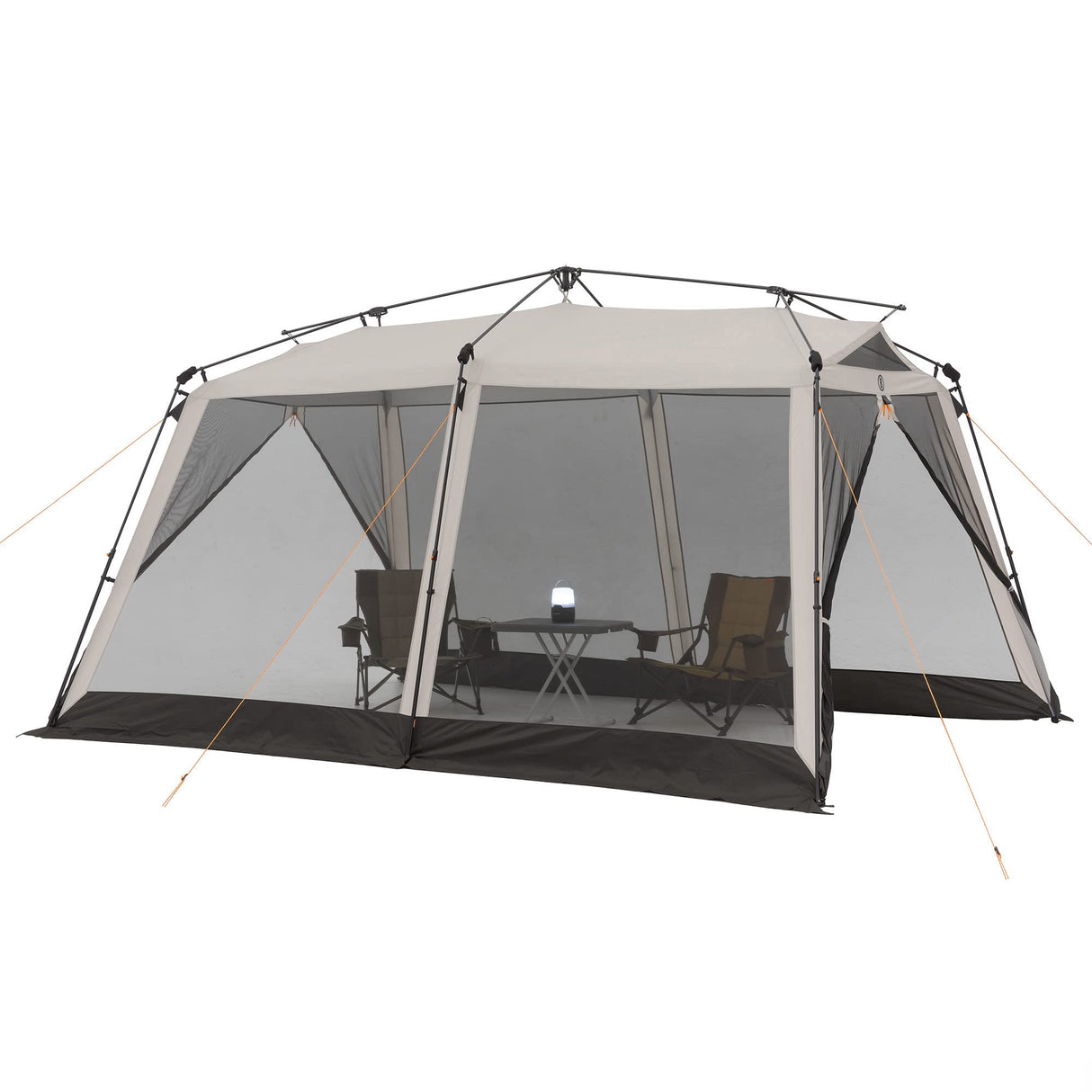 Bushnell Screenhouse with Instant Setup Technology | 14' x 10' Large Size with Extended Eaves Poles to Maximize Space For Camping & Hiking, For 8 Person Bushnell