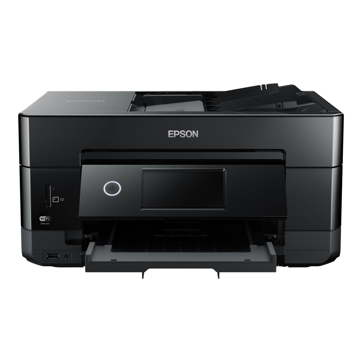 Epson Expression Premium XP-7100 Wireless Color Photo Printer with ADF, Scanner and Copier, Black, Small Epson