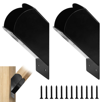 Rasugarlary Pergola Brackets, 2 Pcs 45-Degree Angle Bracket Heavy Duty Connector Brace for 4x4'' (Actual: 3.5x3.5'') Wood Post and Beam Pergola Gazebo DIY Kit