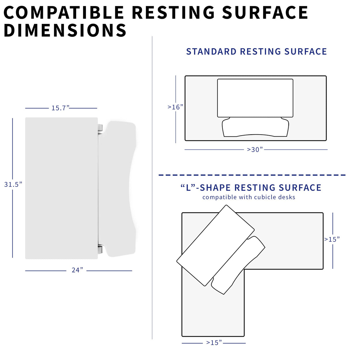 VIVO 32 inch Desk Converter, K Series, Height Adjustable Sit to Stand Riser, Dual Monitor and Laptop Workstation with Wide Keyboard Tray, White, DESK-V000KW VIVO