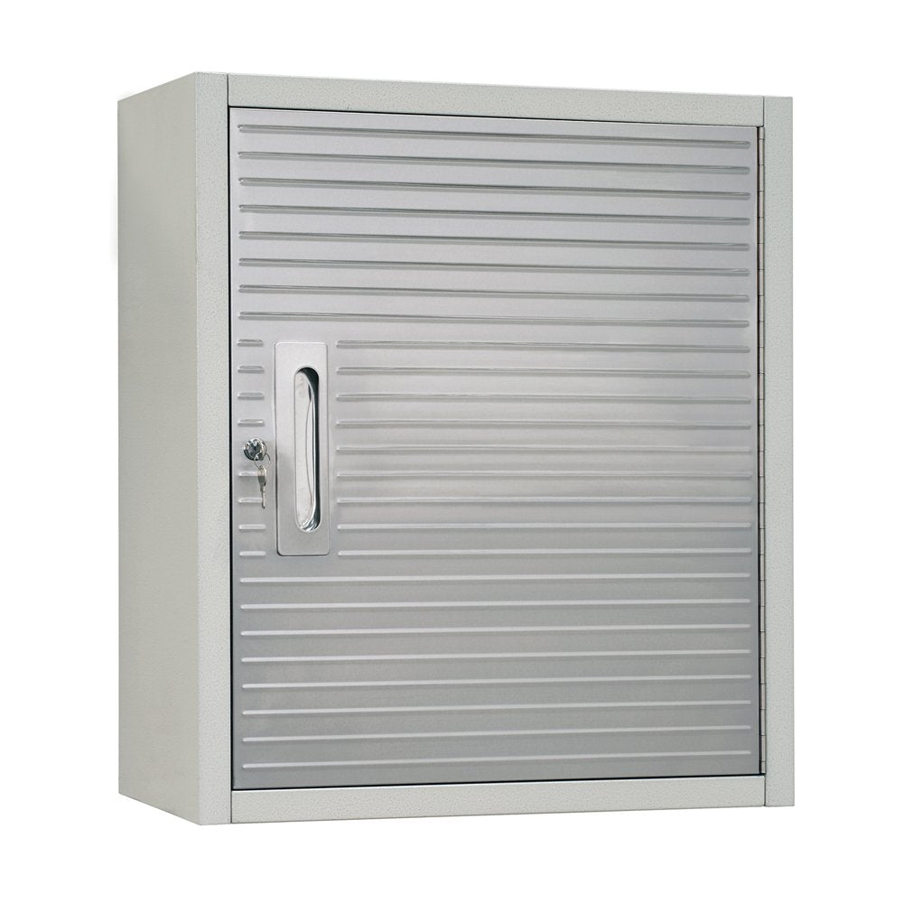 Seville Classics Wall Cabinet Storage, 24" W x 12" D x 28" H, Granite Gray Seville Classics