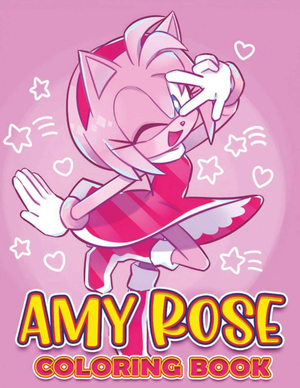 Amy Plush Rose Coloring Book: Super Cute Coloring Pages for Kids, Teens and Adults to Color Majosta