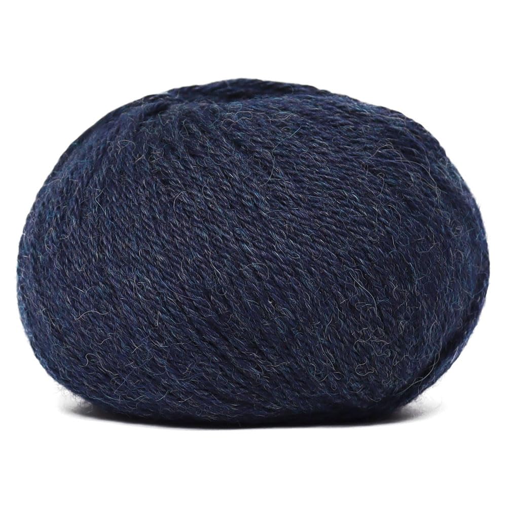 100% Baby Alpaca Yarn Wool Set of 3 Skeins DK Weight - Made in Peru - Heavenly Soft and Perfect for Knitting and Crocheting (Blue Jean, DK) Alpaca Warehouse