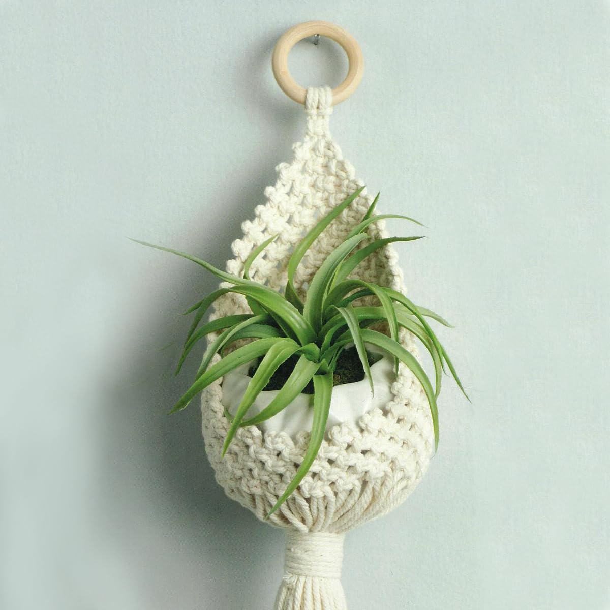 Leisure Arts Macrame Plant Pouch Kit for Adults Beginners - DIY Plant Hanger LEISURE ARTS