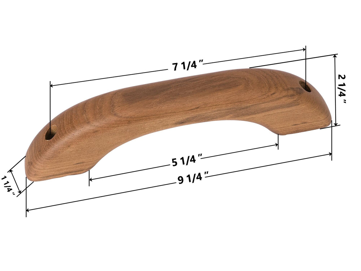 TUNORD Teak Wood Handle Grab Handrail for Boat and RV TUNORD