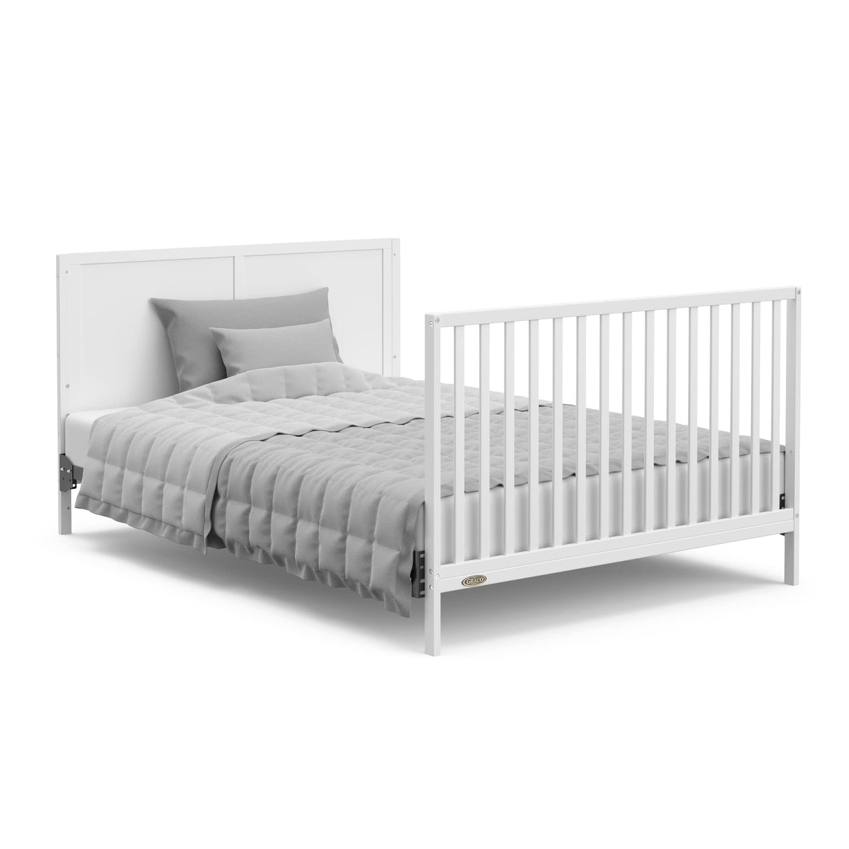 Graco Melrose 5-in-1 Convertible Crib with Drawer (White) Graco