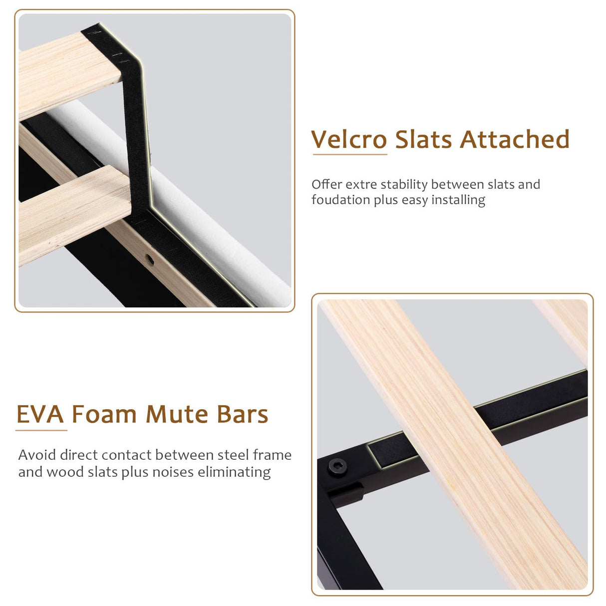 iPormis Full Size Velvet Platform Bed Frame with Button Tufted Headboard, Upholstered Bed Frame with Solid Wooden Slats, 8" Underbed Space, No Box Spring Needed, Noise Free, Easy Assembly, White iPormis