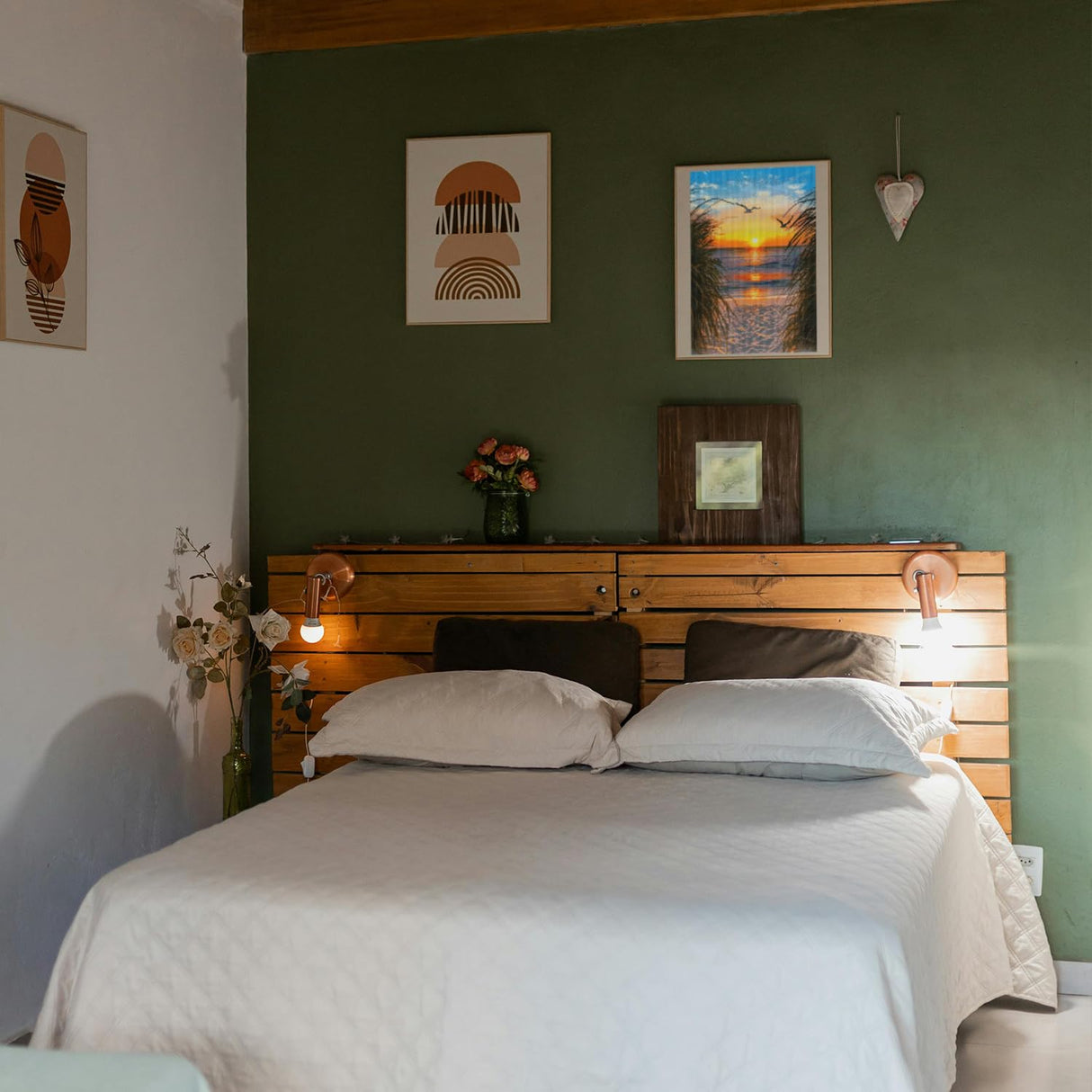 NPCSWXQ Sunset on The Beach Diamond Art Kits for Adults, Seaside Reeds 5D Diamond Dots Kits for Adults Beginners, DIY Full Drill Paint Art Kits for Home Wall Bedroom or Office Decor Gift 12x16Inch NPCSWXQ