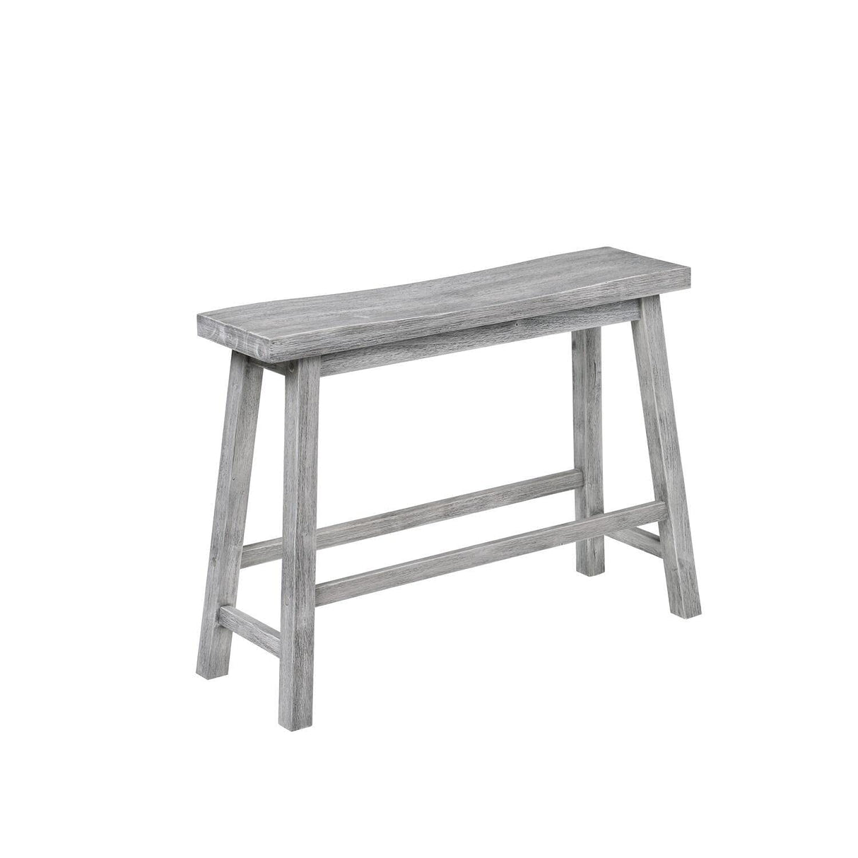 Boraam Sonoma Counter Height Backless Bench - Storm Gray Wire-Brush Boraam