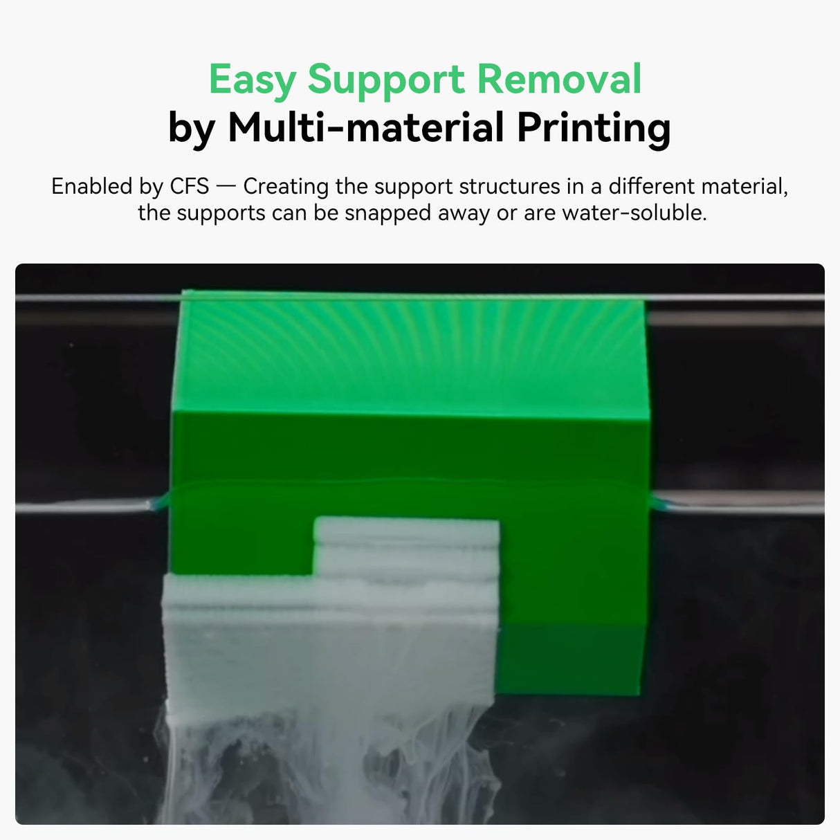 Creality Hi Combo Multicolor 3D Printer with CFS, 500mm/s High Speed Printing,Full-auto Leveling, Automatic Filament Reading, Fully Assemble, Silent Mode 3D Printers 10.24×10.24×11.81 inch Creality