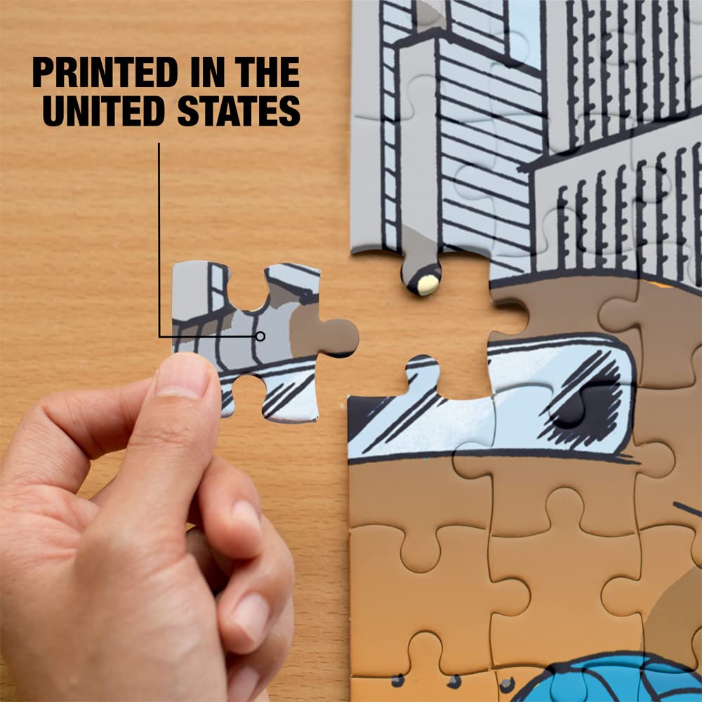 Superman Saves He Day 500 Piece Jigsaw Puzzle for Adults, 16" L X 21.5" W GRAPHICS & MORE