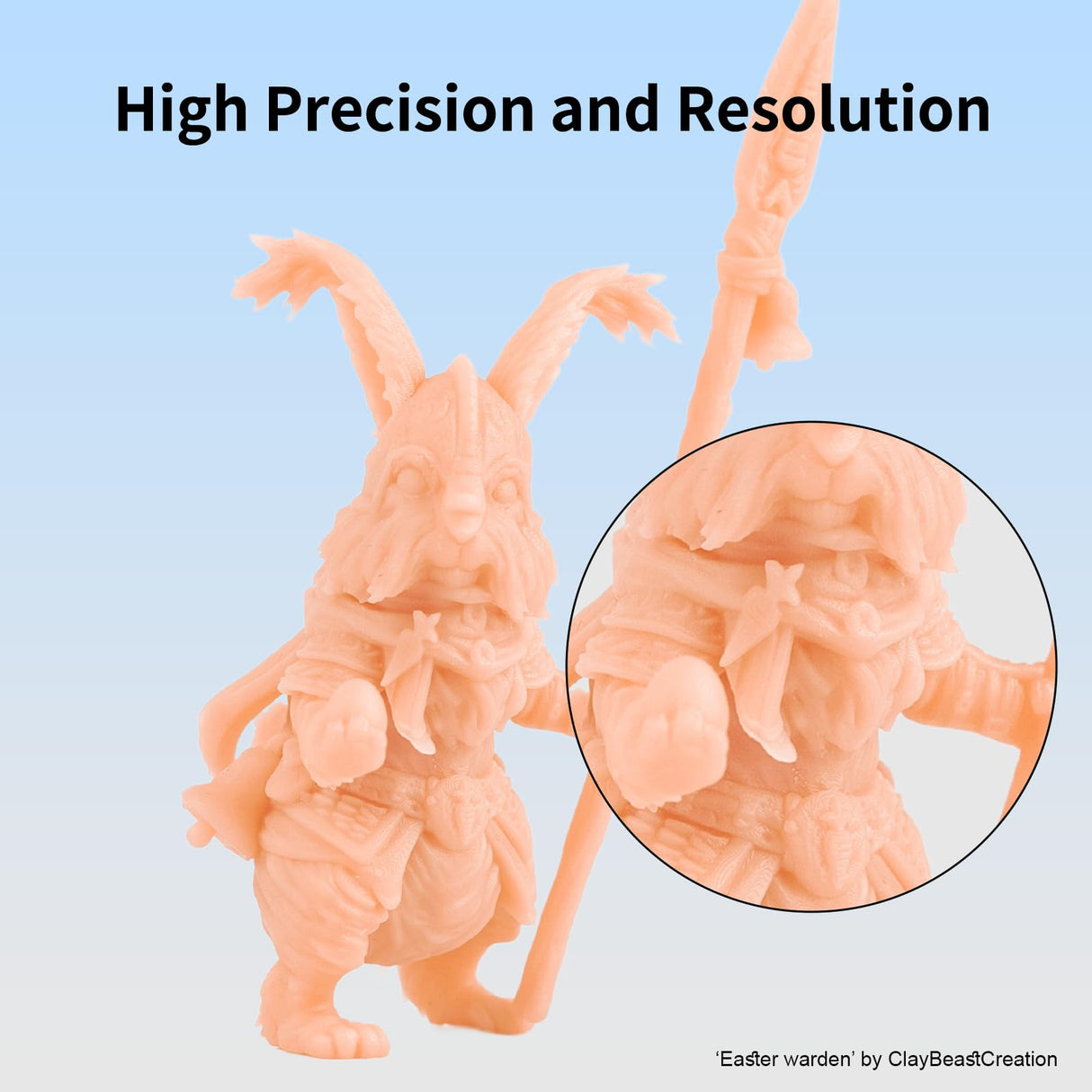 Siraya Tech Fast ABS-Like 3D Printer Resin 405nm UV-Curing Non-Brittle High Precision 3D Printing Liquid Standard Photopolymer Resin for LCD DLP 3D Printing 8K Capable (Creamy, 1kg) Siraya Tech