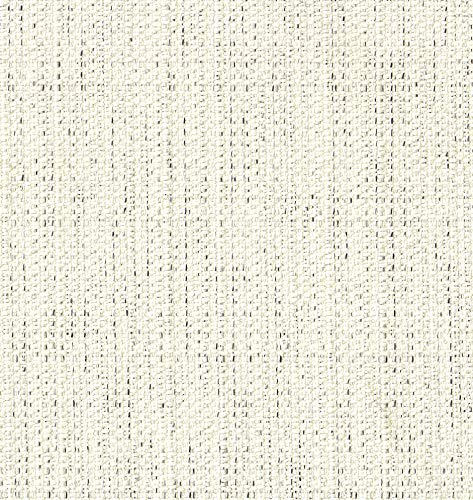 HomePop Modern Fabric Storage Ottoman with Wood Top - Stain-Resistant Cream Woven HomePop