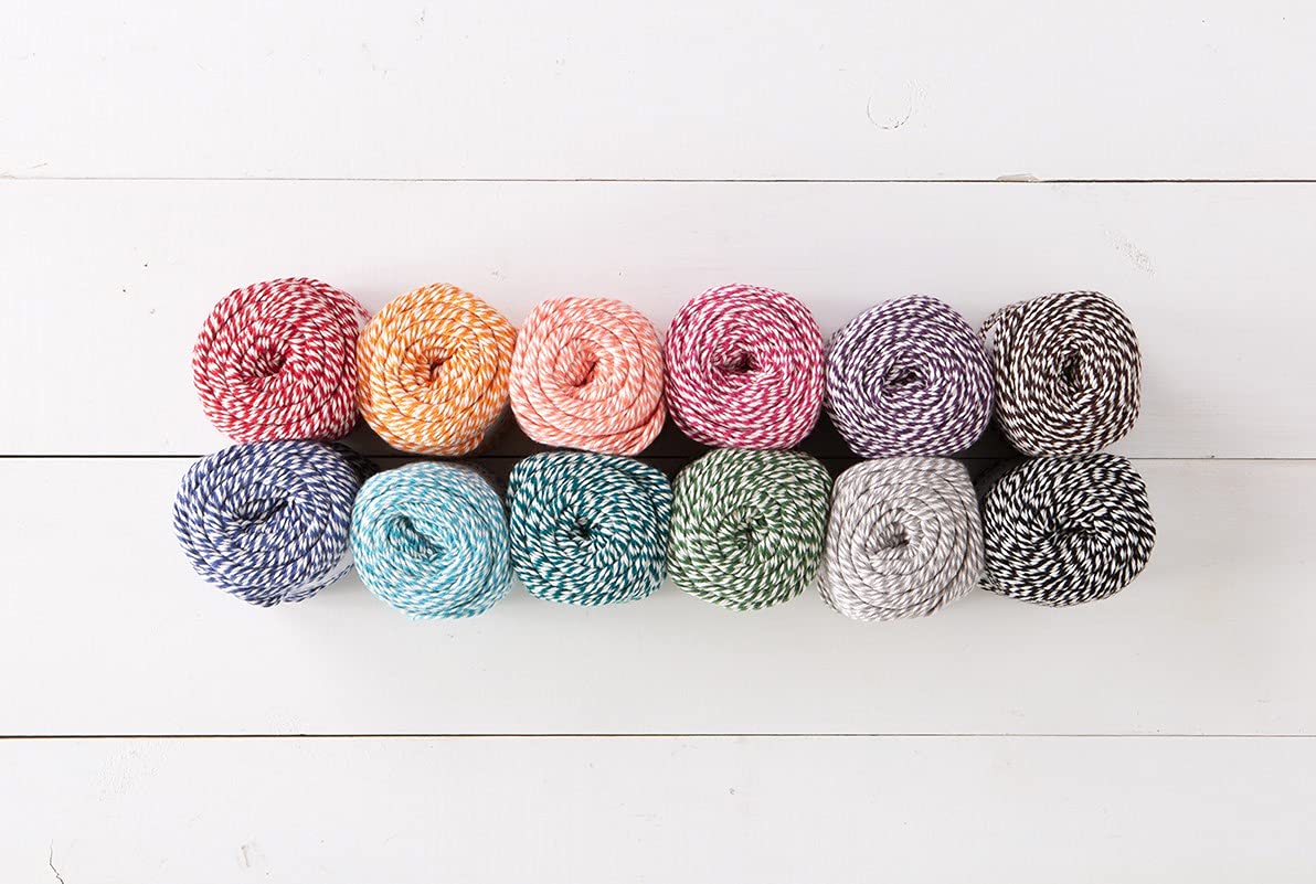 Knit Picks Dishie Twist Worsted Weight 100% Cotton Yarn Turquoise Blue - 100 g (Kenai) Knit Picks